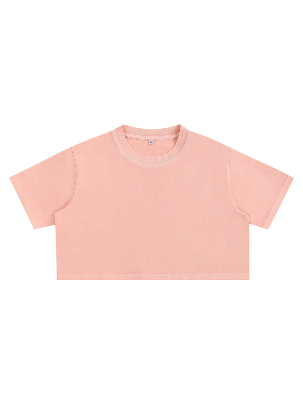 Streetwear Women's Washed Crop Top